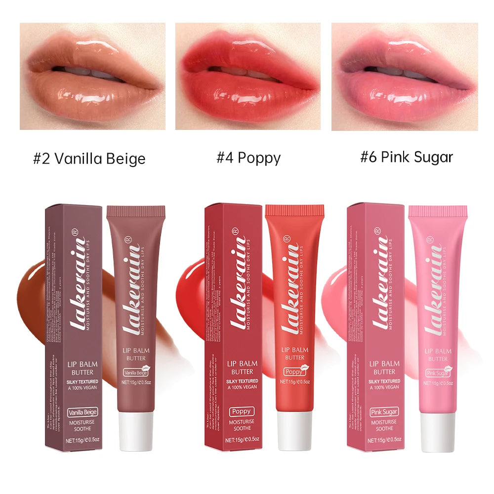 3pcs/Kit Butter Moisturizing Lip Gloss Oil Jelly Lipgloss Liquid Lipstick Lip Tint Brown Sugar Crystal Lip Balm Oasis Select 246