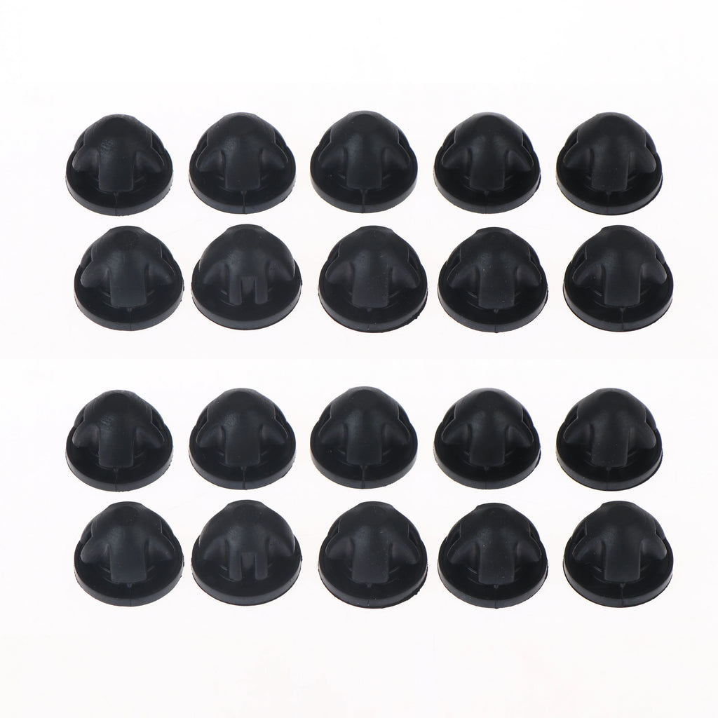 Engine Cover Rubber Grommet Buffer Pad For Car Ignition Coil Cover Fixed Bushing Replacement Parts Engine Accessories Oasis Select 20PCS