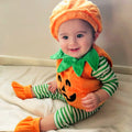 Halloween Pumpkin Costume Kids Children Hat Cosplay for Baby Girls Boys Stage Performance Holiday Party Clothing Suit Gifts Oasis Select Orange 80