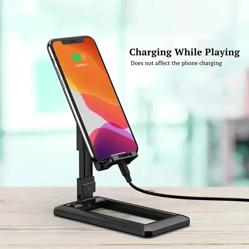 Foldable Tablet Mobile Phone Desktop Phone Stand for iPad iPhone Samsung Desk Holder Adjustable Desk Bracket Smartphone Stand Oasis Select