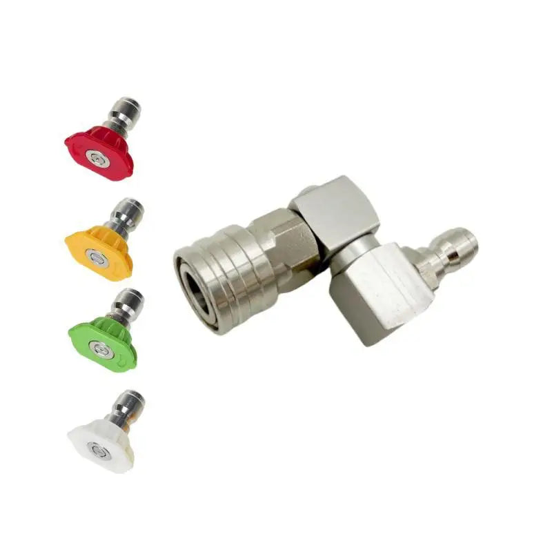"360-Degree Spinning Pressure Washer Gun Fitting, 1/4" Quick Connection for Car Wash - Waterproof, Water-Efficient Oasis Select B3