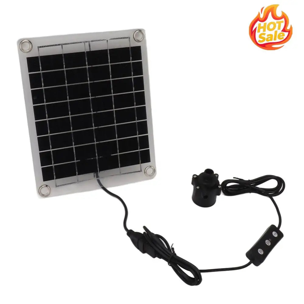 12V 10W Solar Water Pump Watering System Mini Solar Power Panel Water Pump with Adjustment Switch Solar Panel Pump Kits for Pool Oasis Select