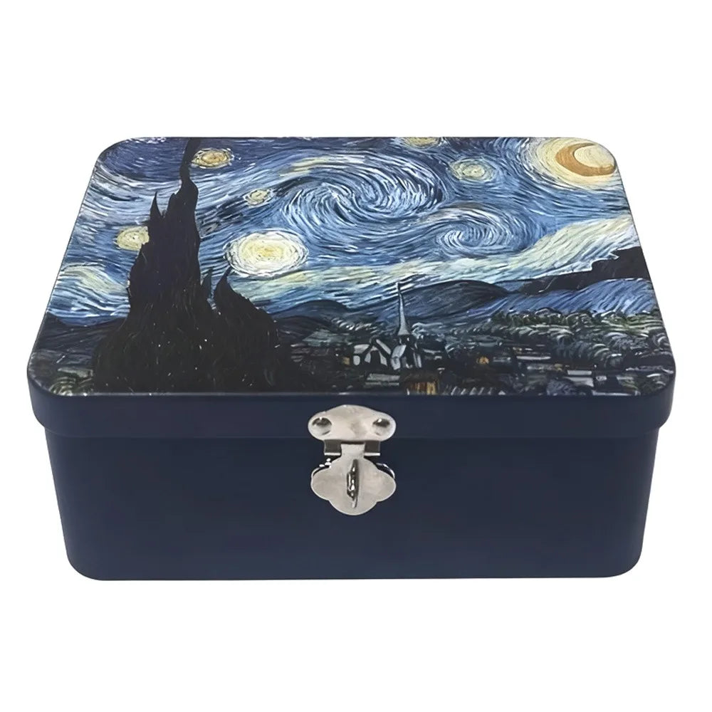 Large Size Storage Box Metal Material Private Storage Password Lock Box Password Lock Desktop Organizer Personal Items Oasis Select Type B