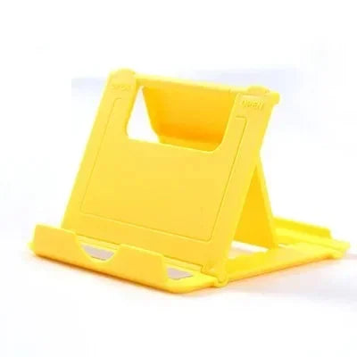 1/2/3Pcs Phone Desk Stand For Mobile Phone Tripod For iPhone Xsmax 12 13 Pro Huawei Xiaomi Mi 9 Plastic Foldable Desk Holder Oasis Select Yellow