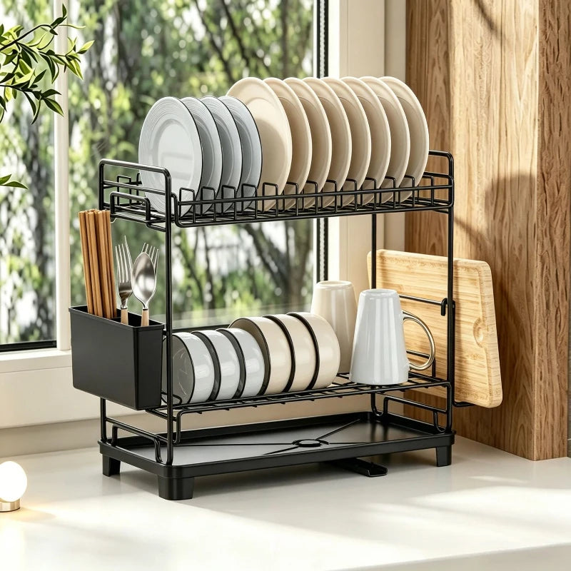 Kitchen Shelf Snap-on Dishwasher Side Tableware Drain Rack Narrow Cupboard Dish Storage Rack Oasis Select