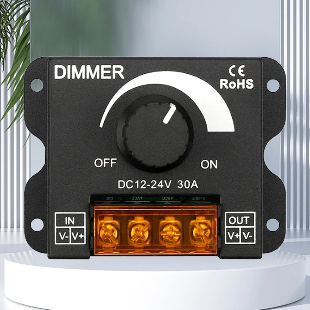 DC 12V-24V 30A PWM LED Dimmer Switch – Stepless Brightness LED Dimmer Switch Oasis Select spain