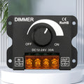 DC 12V-24V 30A PWM LED Dimmer Switch – Stepless Brightness LED Dimmer Switch Oasis Select spain