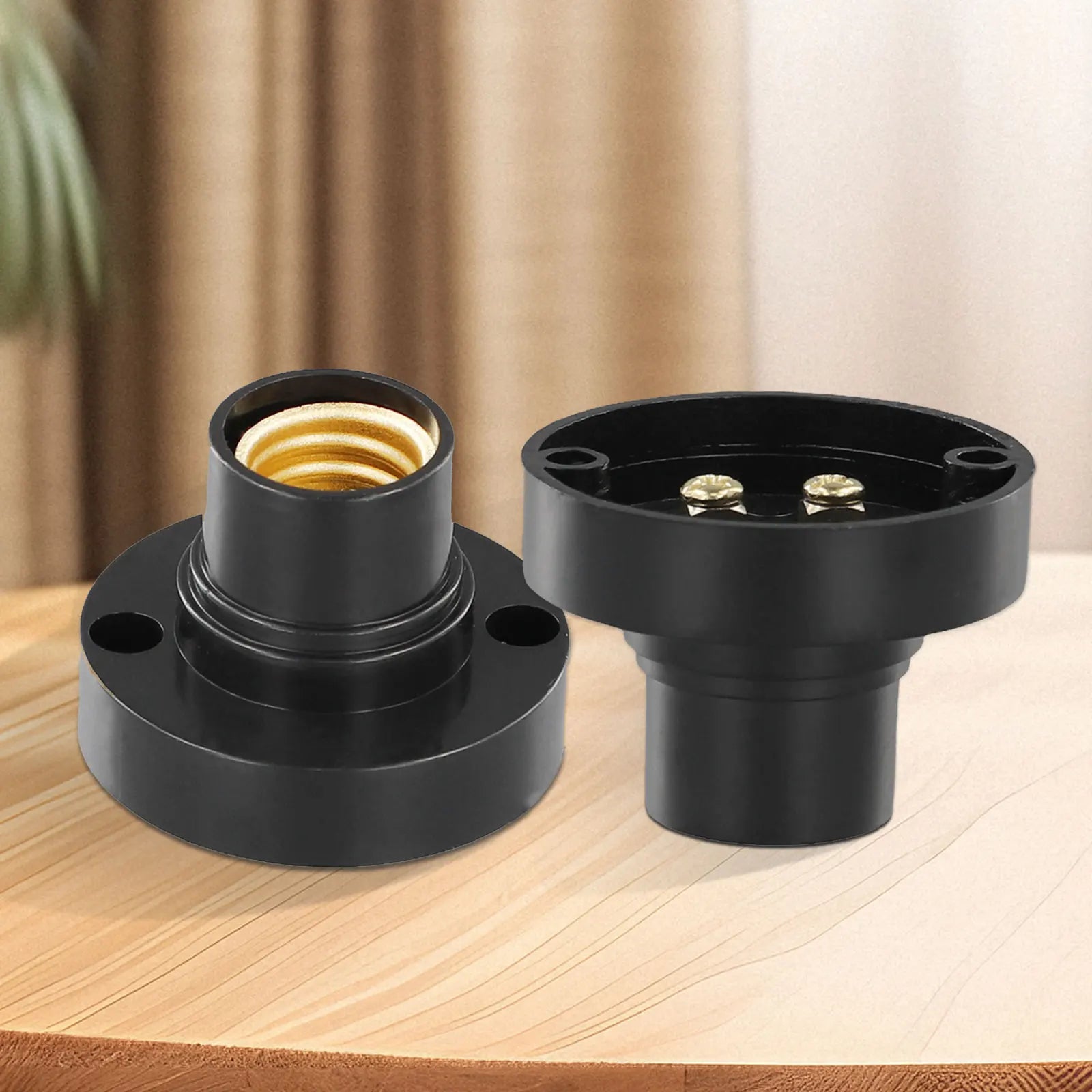 E14 Edison Lamp Holder Light Bulb Screw Socket Conversion Lampholders Surface Fixing Base Holder Oasis Select