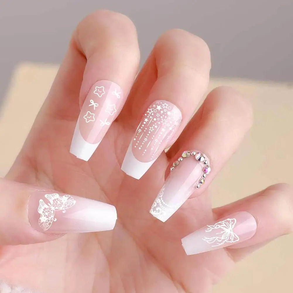 French Nail Art Stamper – Clear Silicone Stamp & Scraper Set Nail Art Stamper Oasis Select