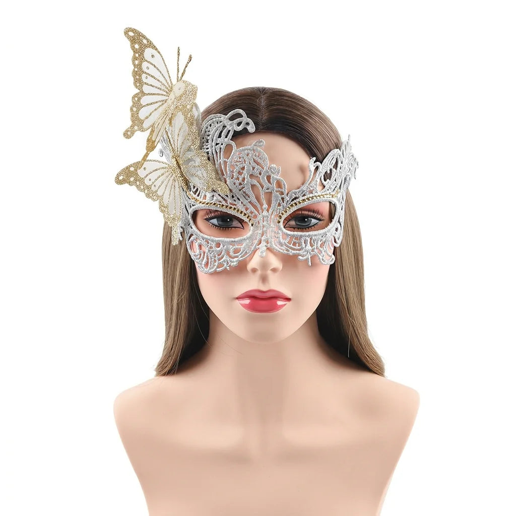 Butterfly Lace Half Face Mask | Masquerade & Cosplay