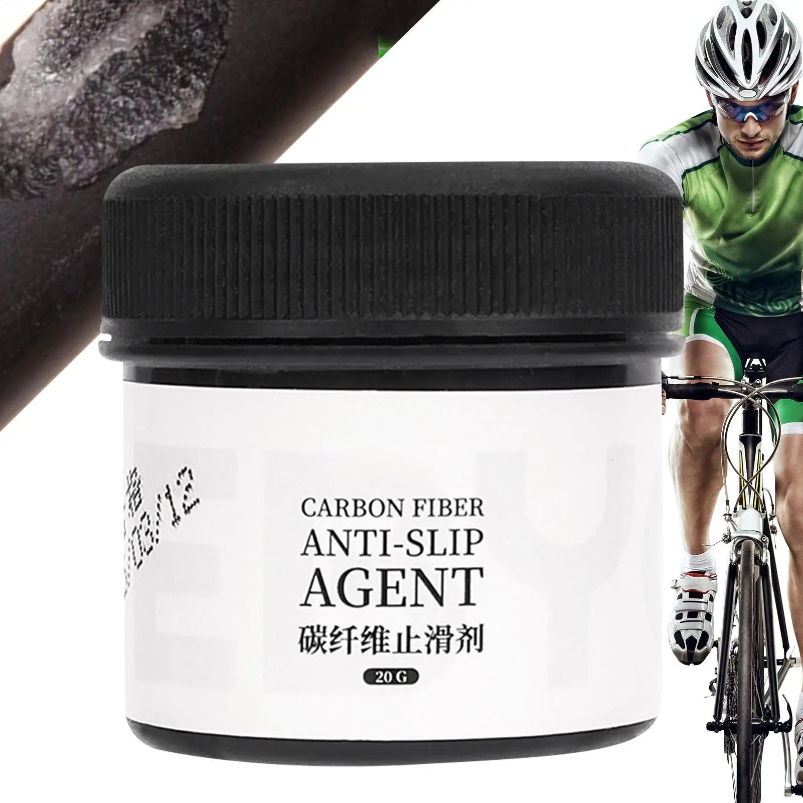 Bike Grease 20g Carbon Fiber Anti-Slip Paste Anti-Slip Friction Lube Riding Accessories for Parts Handlebar Stem Seatpost Oasis Select