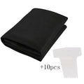 Breathable Watering Capillary Mat Reusable Eco-Friendly Basket Liner Mat with 10 Plant Tags Black Automatic Plant Watering Mat Oasis Select Black