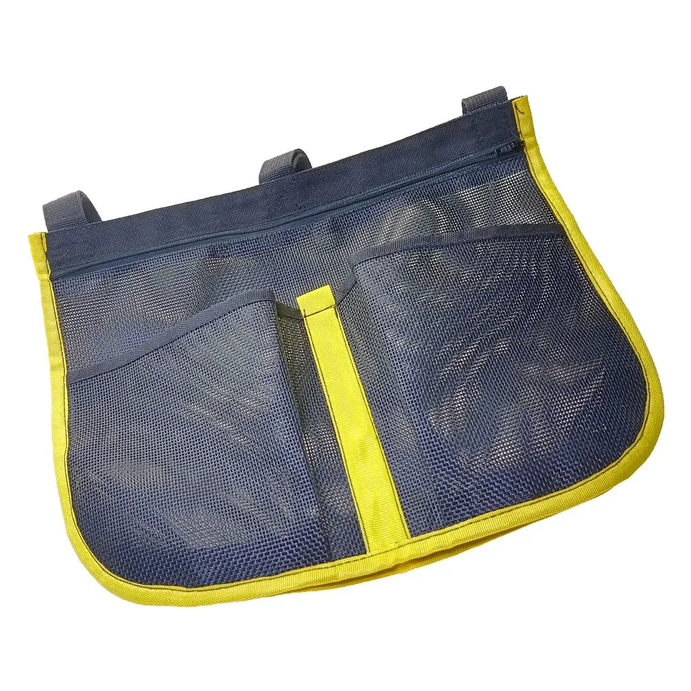Anti-UV Boat Fishing Dock Rail Mesh Pouch Storage Bag for Kayak Marine Yacht Boat Fishing Handrail Stash Pocket Oasis Select