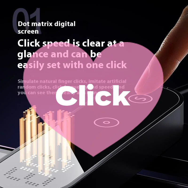 Screen Auto Clicker Simulated Finger Clicking For TikTok Smart Phone App Video Live Streaming Screen Touch Tripods Tapper Device Oasis Select