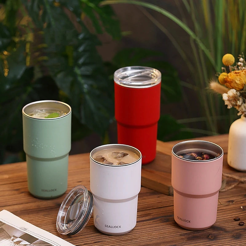 304 Stainless Steel Mug Double-Layer Coffee Cup Milk Cup Creative Insulated Tea Mugs Japanese Water Cup Gift Drinkwar Oasis Select