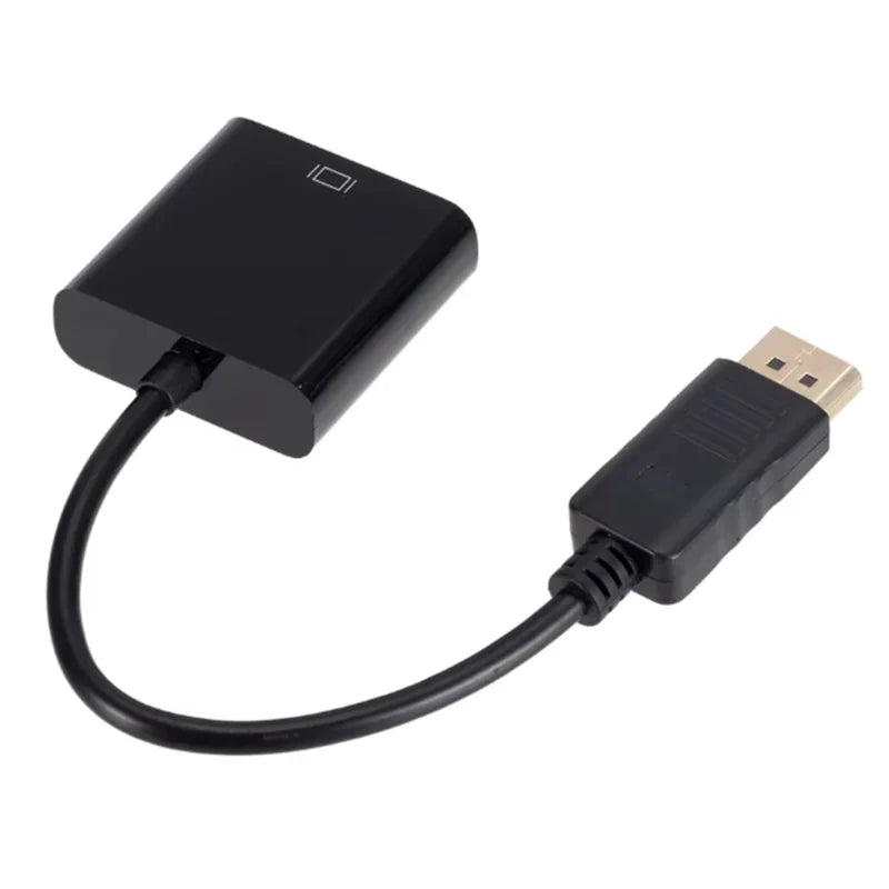 DP to HDMI-compatible Cable Adapter r DP Male to HDMI Female HDMI-Compatible Cable Converter Video Audio for PC Projector HDTV Oasis Select