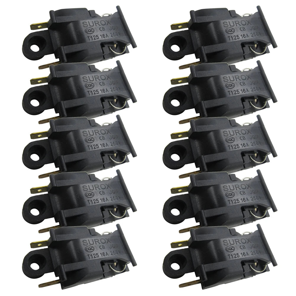 10pcs Electric Kettle Switch Thermostat Temperature Control XE-3 JB-01E 16A Thermostat Switch Kettles Pressure Jump Switch Oasis Select 10pcs