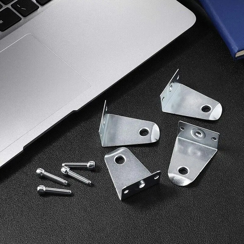 Metal Hold Down Brackets and Pins, Blind Brackets Blind Holder Replacements for Horizontal Blind Shades Window Oasis Select