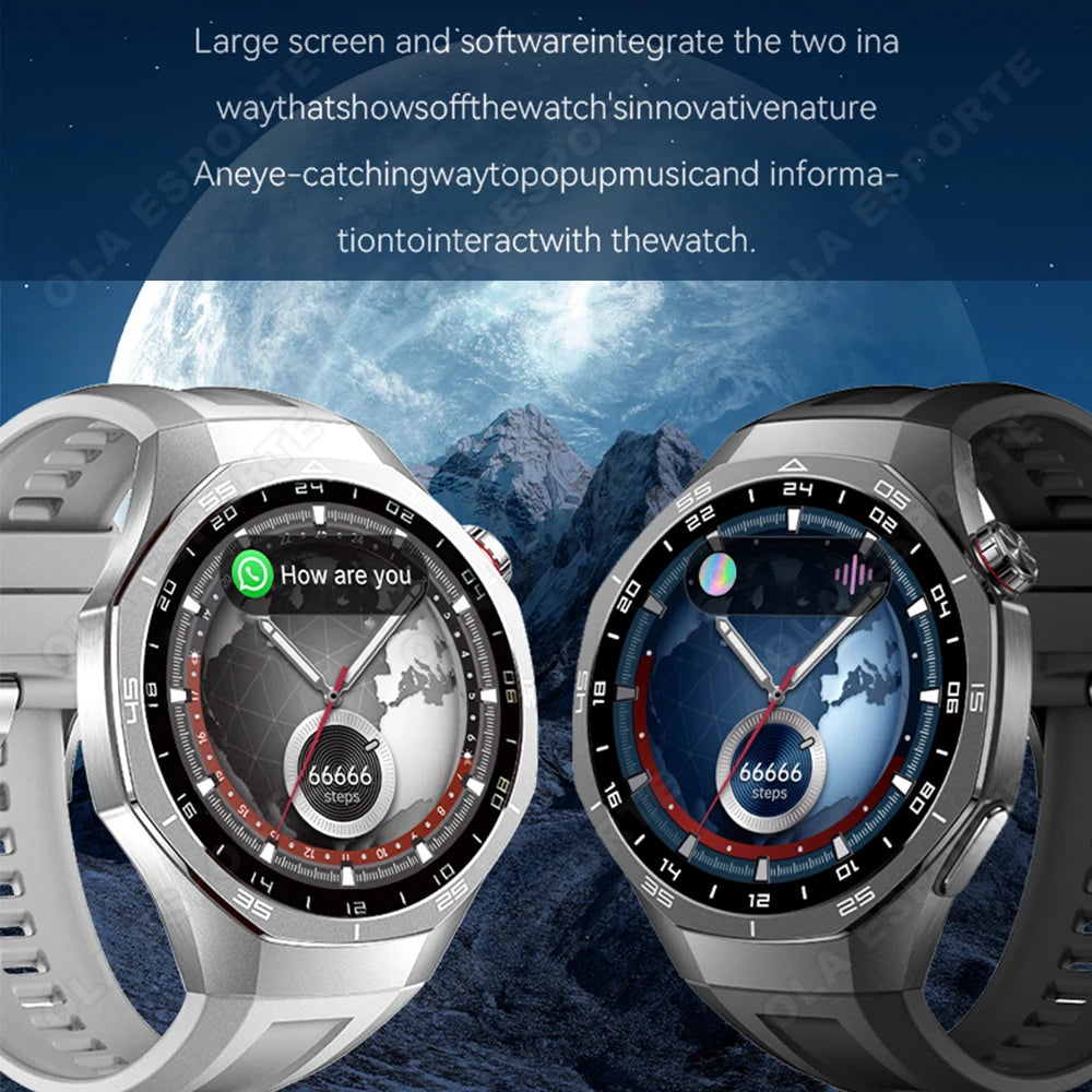Ola Esporte Smart Watch 1.52" AMOLED Bluetooth Call & Fitness