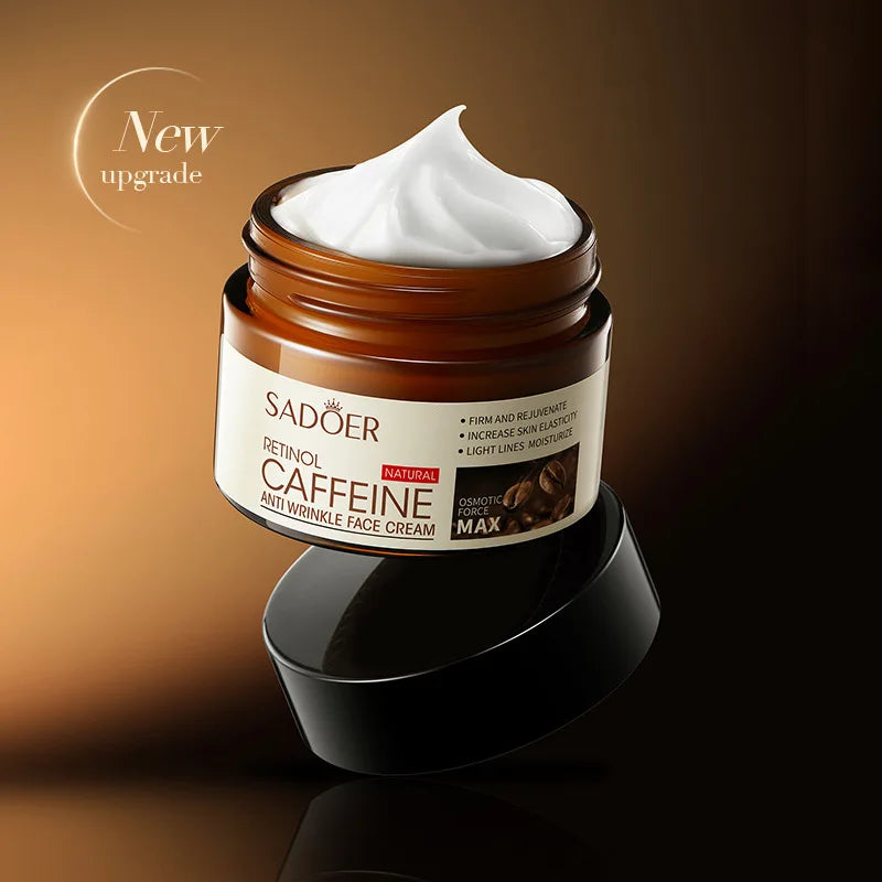 SADOER Retinol & Caffeine Anti-Wrinkle Face Cream 50g Anti-Wrinkle Face Cream Oasis Select Default Title