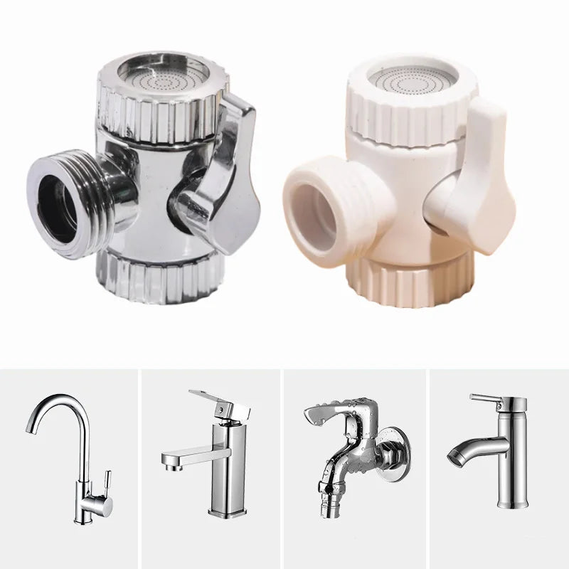 1PCS Switch Faucet Adapter Kitchen Sink Splitter Diverter Valve Water Tap Connector for Toilet Bidet Shower Bathroom Accessories Oasis Select