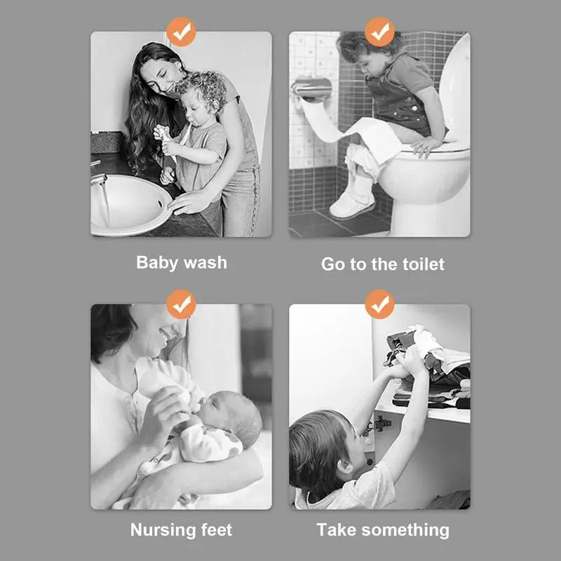 Squatting Toilet Stools Non-slip Bathroom Potty Step Stool Ergonomic and Stable Squatting Stools Heavy Duty Potty Stool for Kids Oasis Select