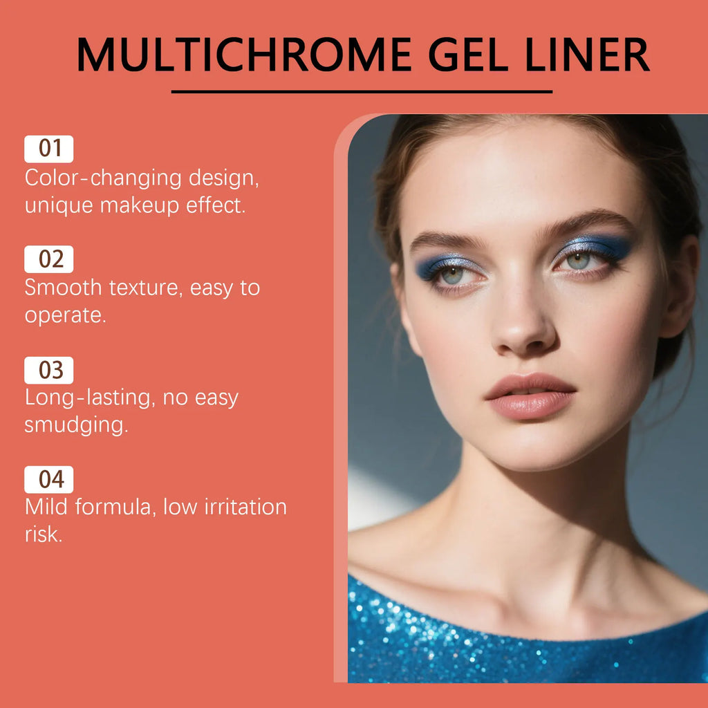 Photochromic Gel Eyeliner Pencil – Color-Changing, Smudge-Proof
