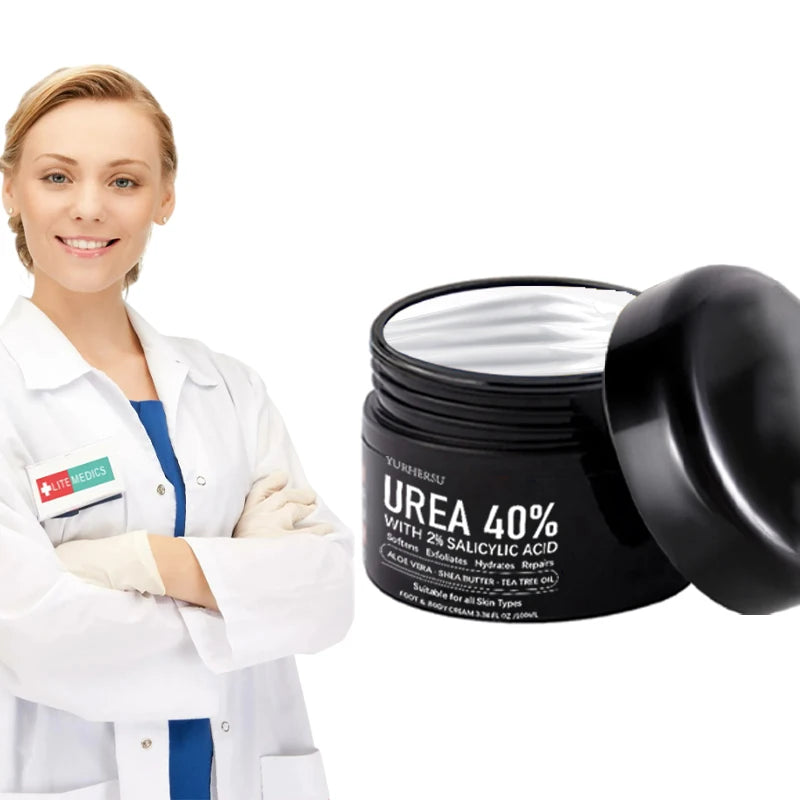 YURHERSU 40% Urea Foot Cream – Deep Moisturizing Heel Repair Urea Foot Cream Oasis Select