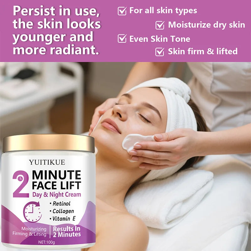 Face Lift Cream – Retinol, Collagen & Hyaluronic Acid 100g