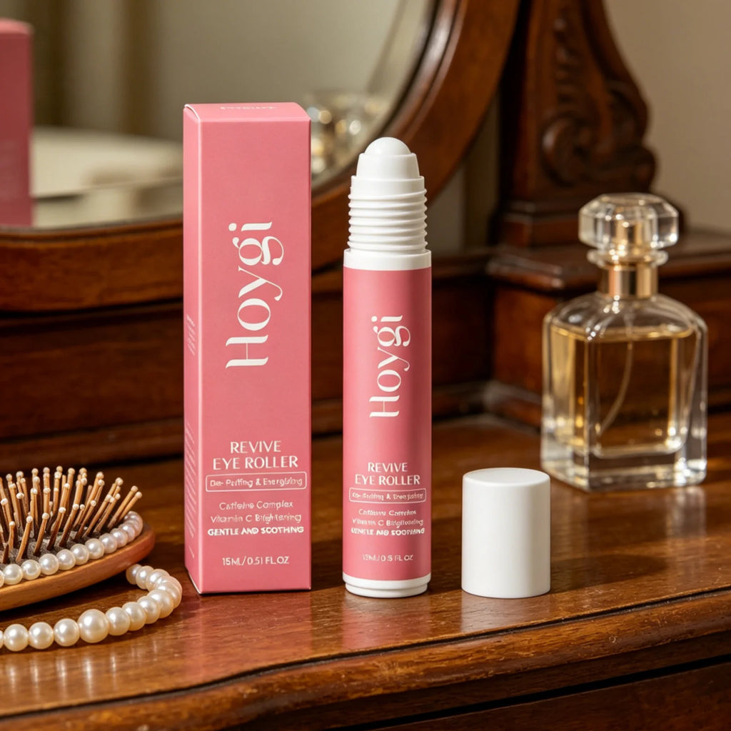 Hoygi Vitamin C Eye Roller Serum – Dark Circles & Puffiness Eye Roller Serum Oasis Select