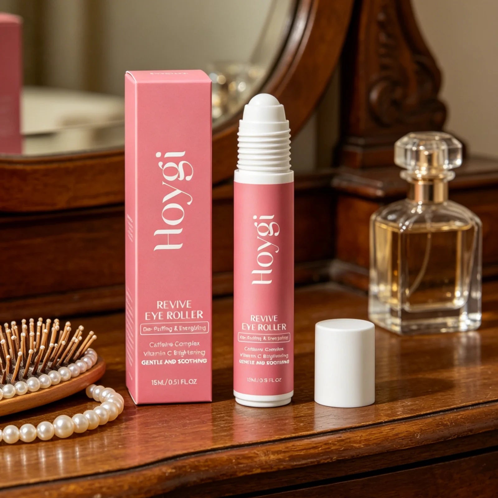 Hoygi Vitamin C Eye Roller Serum – Dark Circles & Puffiness Eye Roller Serum Oasis Select