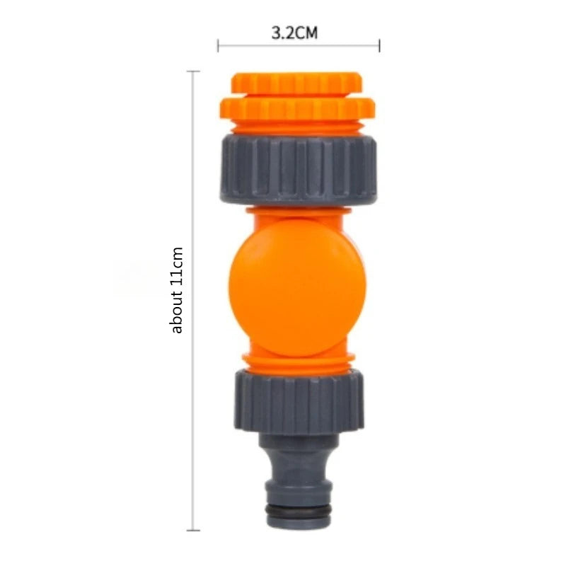 Garden Hose Connector Faucet Adapter for 1/2" & 3/4" Hose Reel Cart Plastic Click-lock Quick ConnectionFor Watering Irrigation Oasis Select