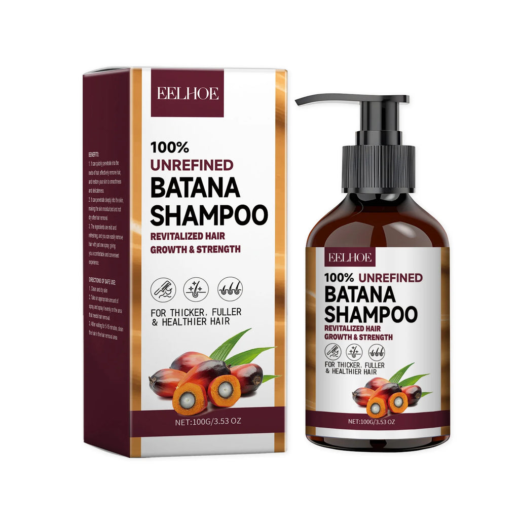 EELHOE Natural Batana Oil Deep Moisturizing Smooth Thick Hair Growth Shampoo and Conditioner for Damaged Hair Keratin Treatment Oasis Select Shampoo