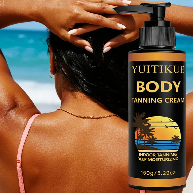 YUITIKUE Indoor Self-Tanning Lotion – Natural Dark Bronzer 150g
