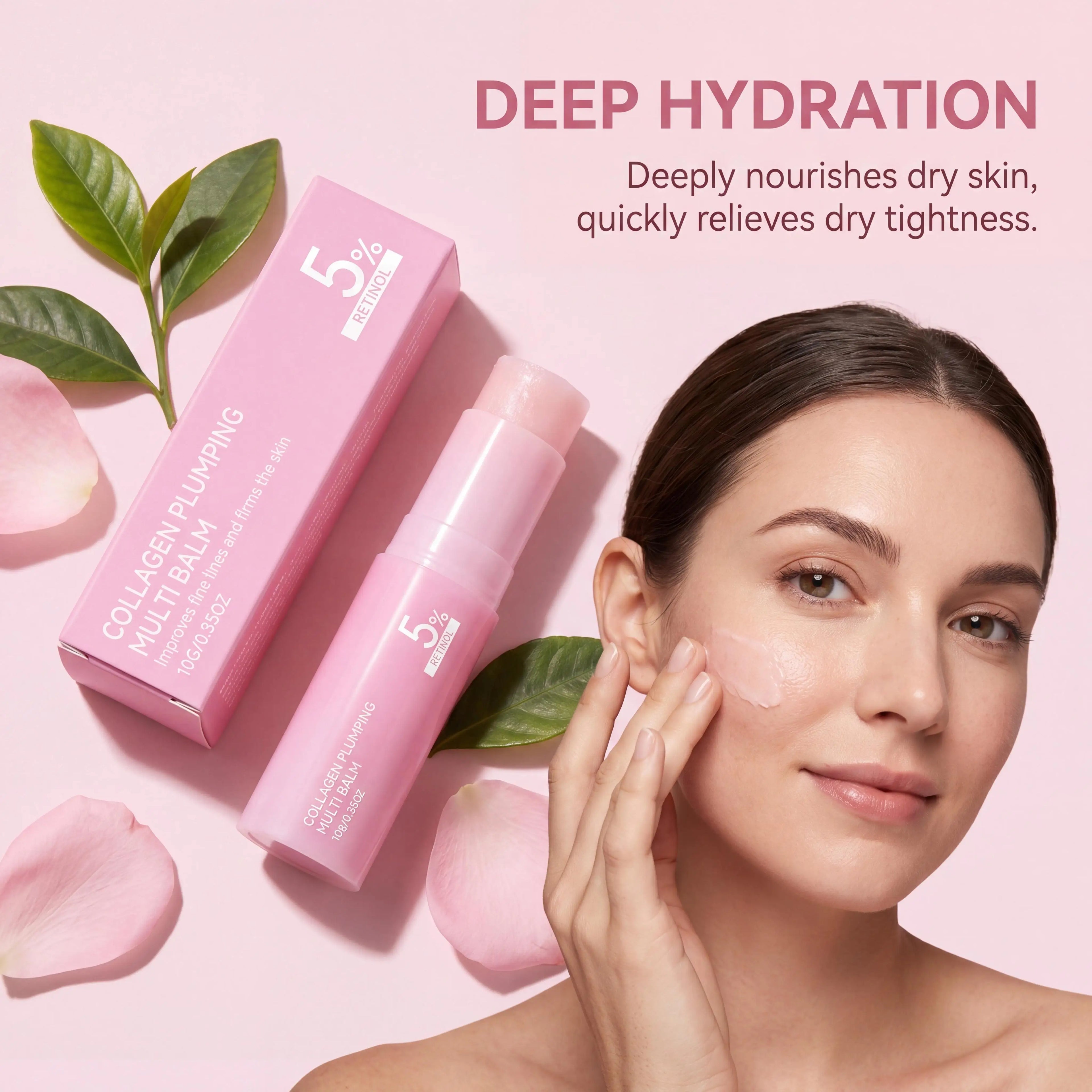5% Retinol Collagen PDRN Multi Balm Stick – Anti-Wrinkle Anti-Aging Balm Stick Oasis Select