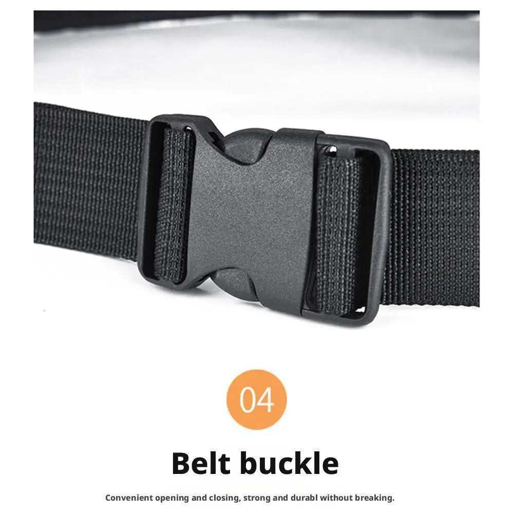 Running Waist Bag Lightweight Waterproof Reflective Strip Waist Fanny Pack Gym Sport Running Waist Pack Adjustable Elastic Strap Oasis Select