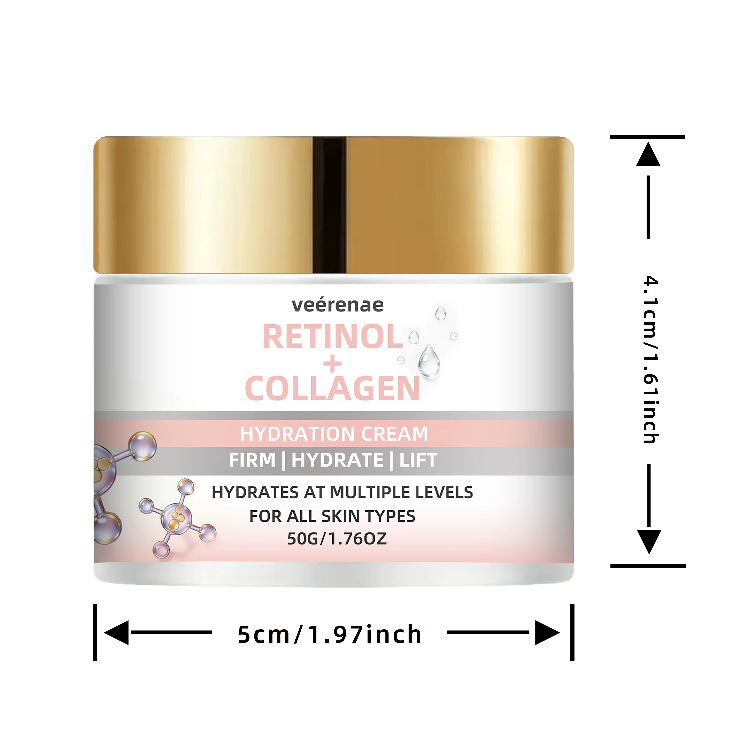 veérenae Retinol Collagen Cream – Daily Hydrating Moisturizer