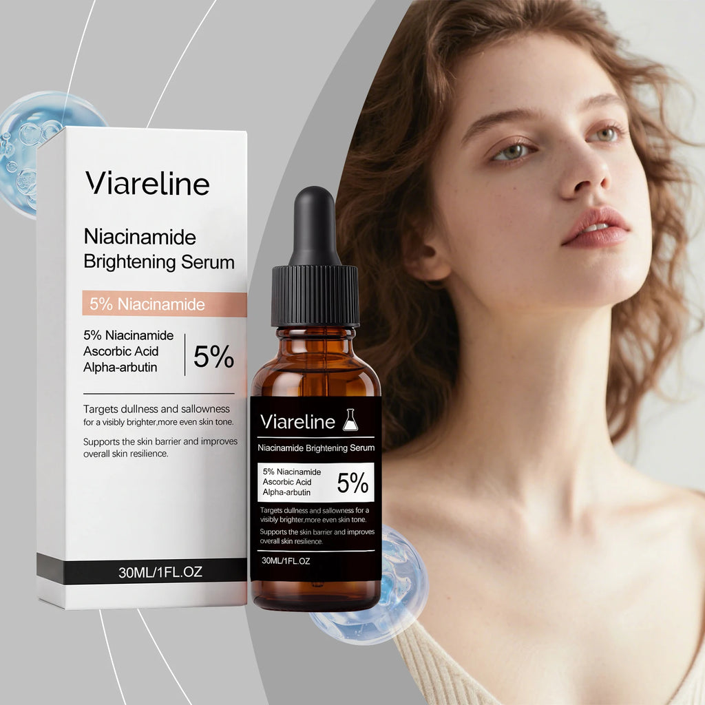 Viareline 5% Niacinamide Serum – Fade Dark Spots & Brighten Face Brightening Serum Oasis Select