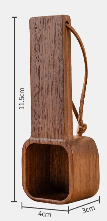 Solid Wood Coffee Spoon Japanese Walnut Long Handled Short Handled Coffee Spoon Oasis Select long handle