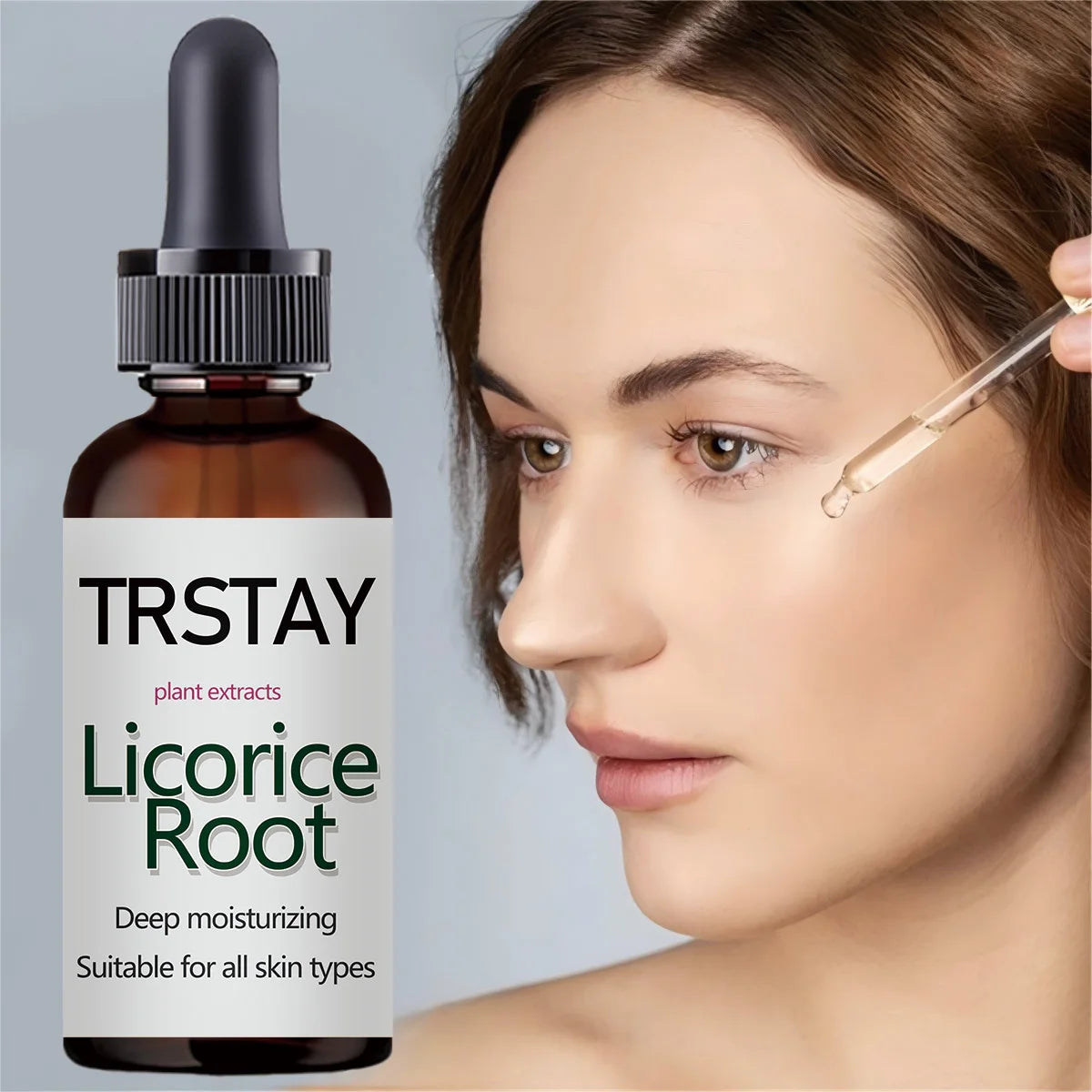 TRSTAY Licorice Root Face Serum – Brighten & Minimize Pores