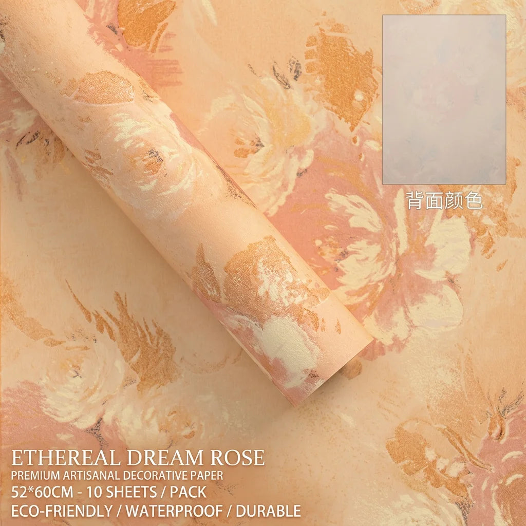 60cm*52cm Oil Painting Wrapper Paper New Dream Back Garden Thickened Waterproof Paper Flower Shop Materials Oasis Select Yellow