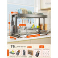 Dish Storage Rack Kitchen Sink Shelf Dish Drain Rack Sink Dish Shelf Oasis Select 76-Single-A