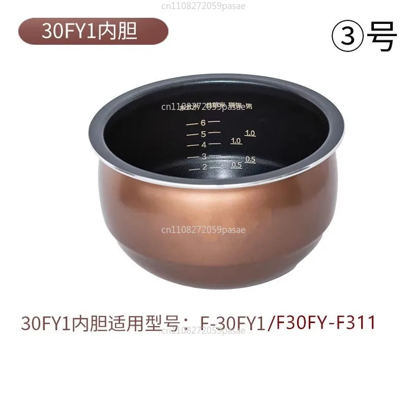 Universal Non-stick Inner Tank Rice Cooker/electric Pressure Cooker 2L/3L/4L/5L/6L Inner Tank Accessories Oasis Select Description 3