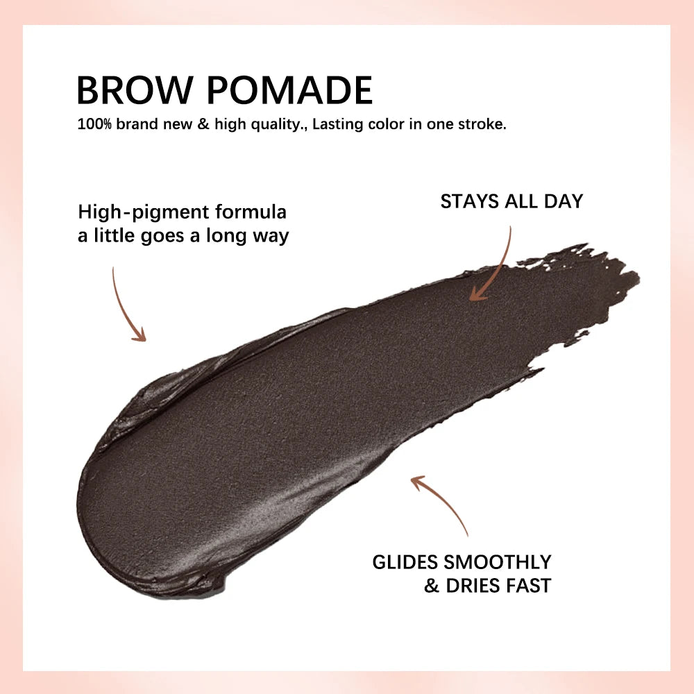 Eyebrow Pomade Enhancers Long-lasting Waterproof Eye Brows Pomade Texture Eye Brow Tint Enhancers For Women Eyebrow Cosmetics Oasis Select