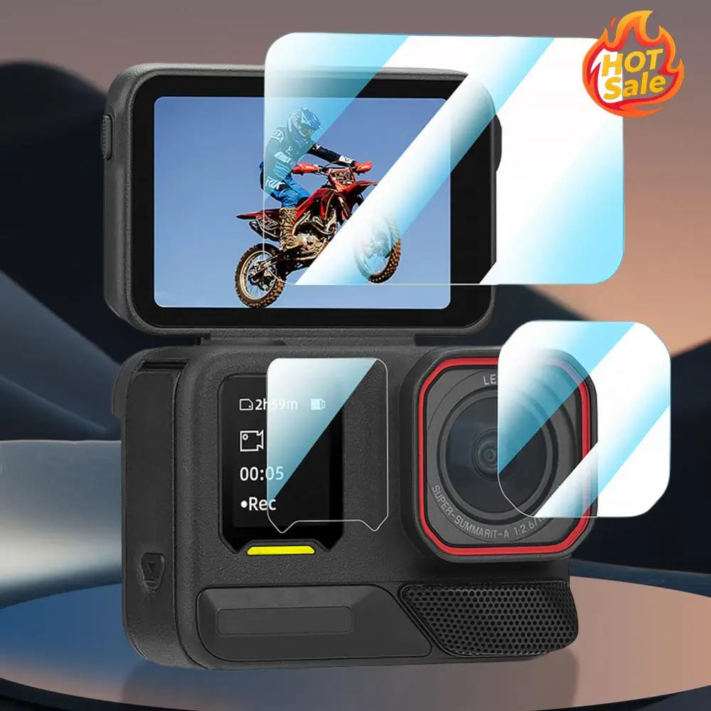 Tempered Glass Camera Lens Protector Ultra HD Protective Film 9H Hardness Anti-Scratch Anti-Bubble for Ace Pro 2 Camera Oasis Select