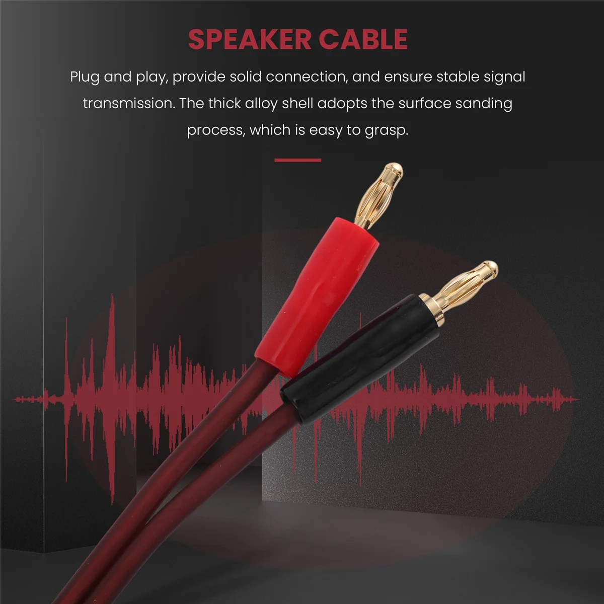 XLR to Banana Speaker Cable,XLR 3 Pin Female to Dual Banana Plugs Audio Cable, Gold-Plated 4mm Plug to XLR3 Pro HiFi Oasis Select