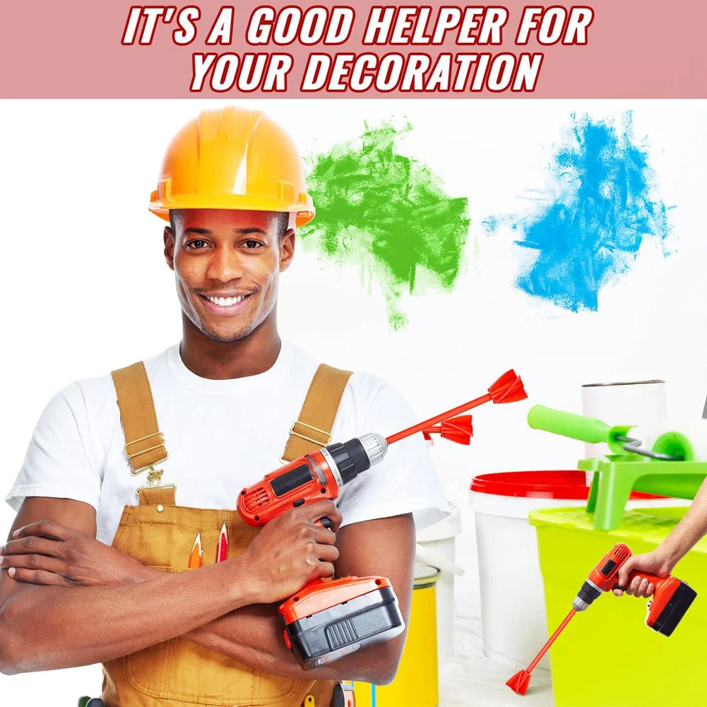 LIKE WISH 12 Pieces Epoxy Mixer Attachment For Drill Helix Paint Mixer Reusable Resin Mixer Paint Stirrers Drill Attachment Oasis Select