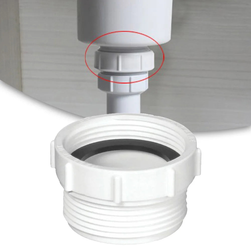 Kitchen Sink Drain Pipe Adapter Trap Waste Extension 1-1/4" To 1-1/2" For Bath Shower Kitchen Sink Thread Fitting Accessories Oasis Select