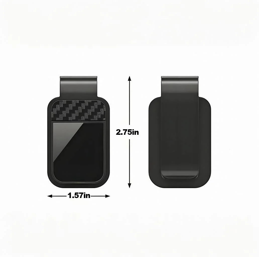 Car Sun Visor Glasses Holder & Card Clip | ABS Storage