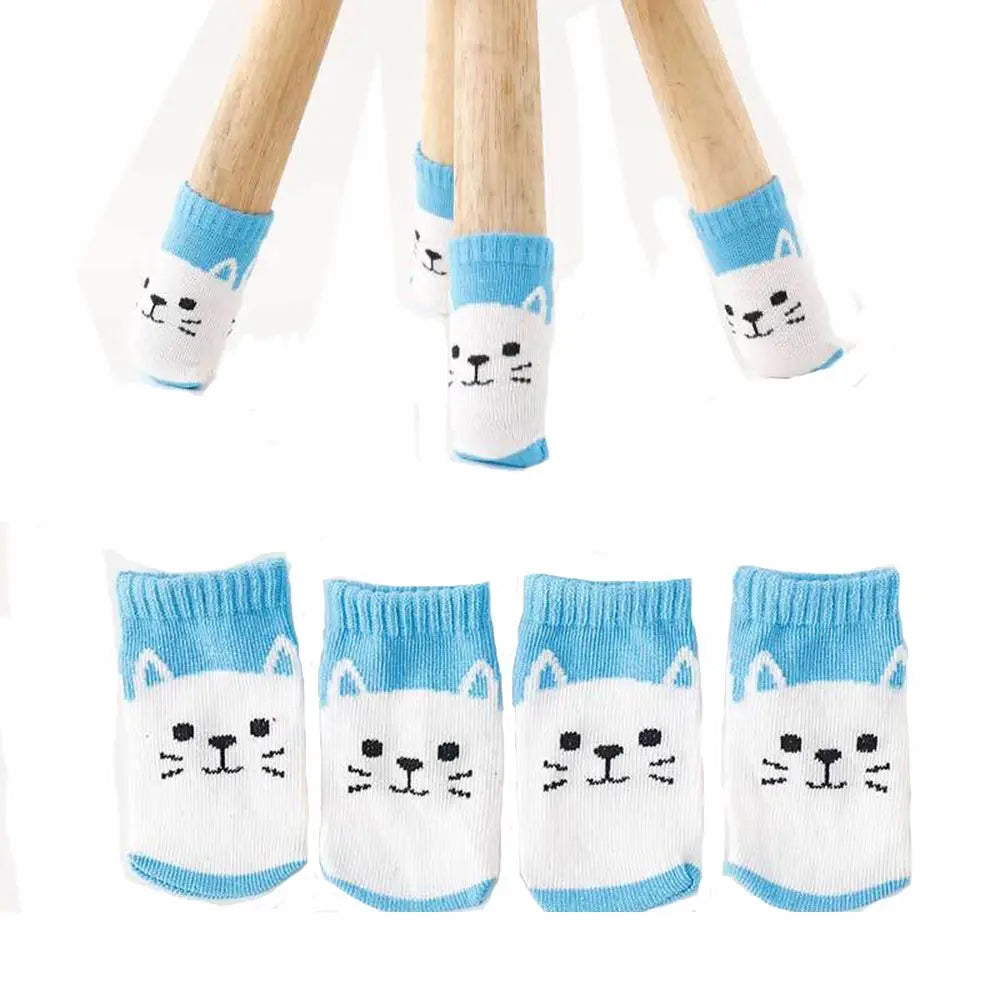 High Elastic Table Legs Socks Furniture Protectors Covers Non-Slip Knitted Floor Protection Pads Chair Foot Cover Oasis Select 8